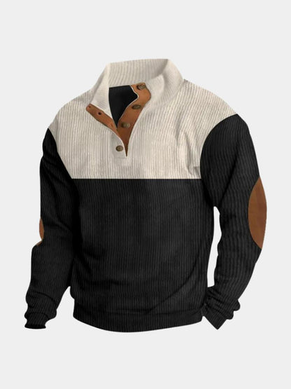 Vanmeeren™ | Hoge Kraag Corduroy Retro Pullover