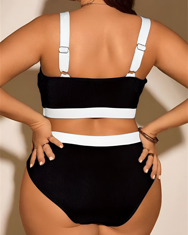 Lely™ | Plus Size Stretchy Tummy Control Bikini