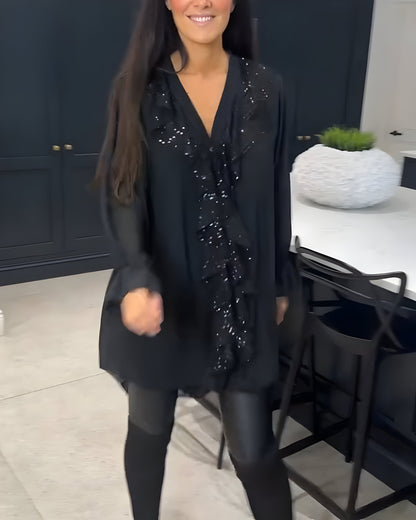 Skylar™ | Elegant Ruffled Blouse
