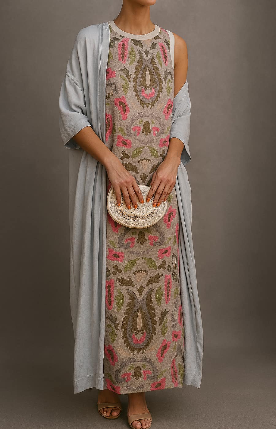 Morgan™ | Maxi Dress with Matching Stole