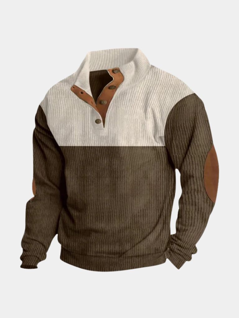 Vanmeeren™ | Hoge Kraag Corduroy Retro Pullover