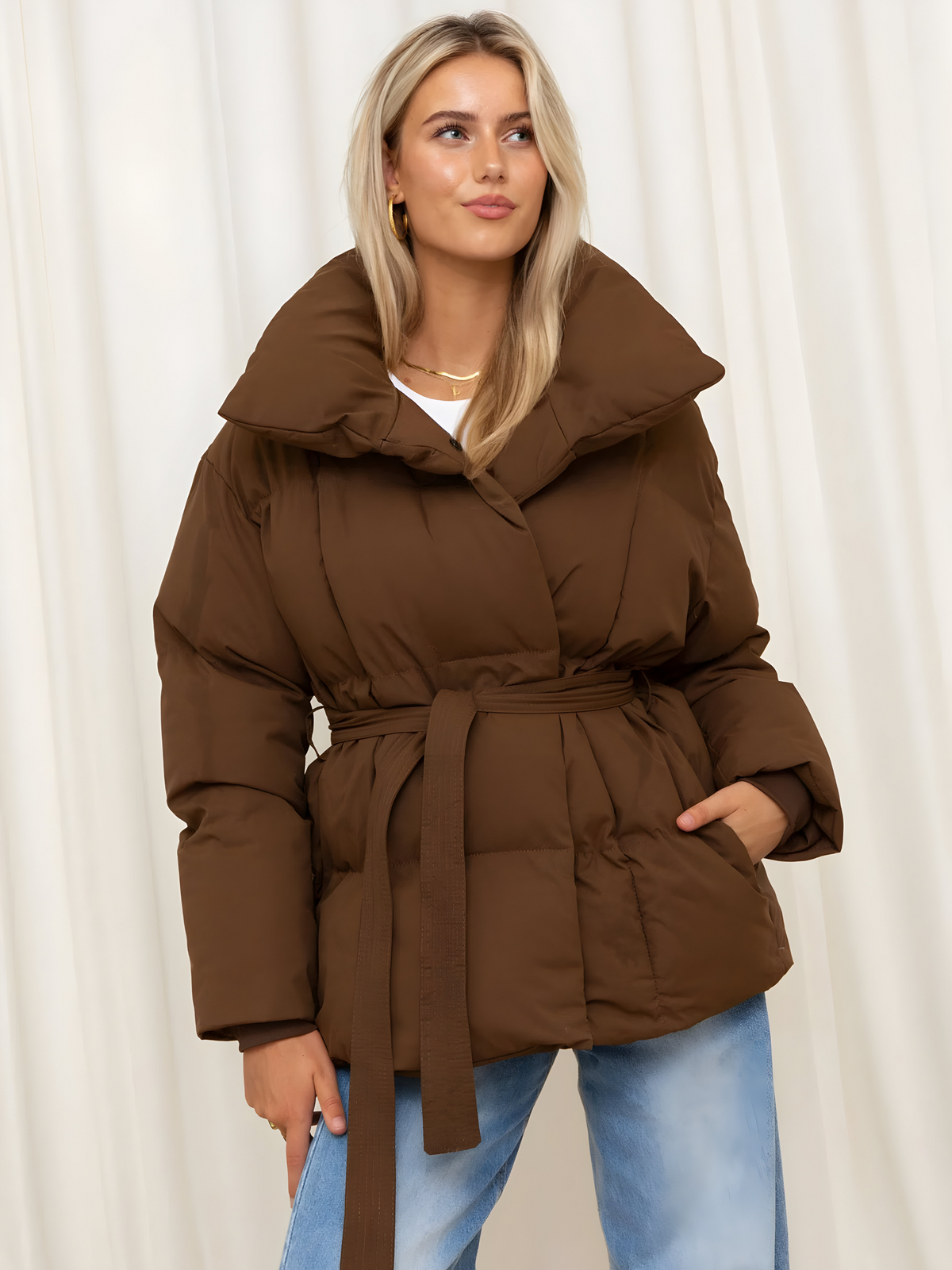 Laluna® | Elegante Gewatteerde Jas