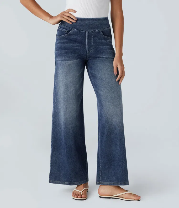Laluna® | Comfortabele jeans met hoge taille