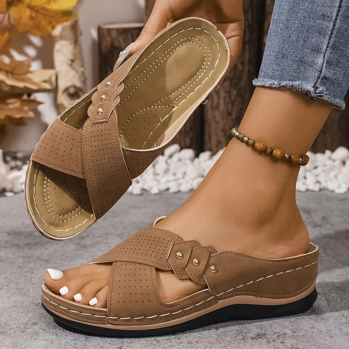 Printessa | Comfortable Wedge Sandals