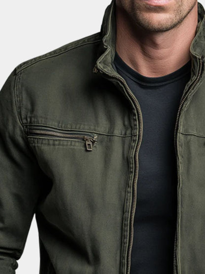 Vanmeeren™ | Valmont Vintage Olijfgroene Field Jacket