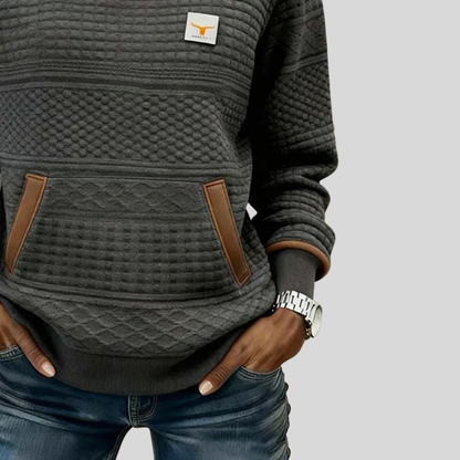 Vanmeeren™  | Crew Neck Kleurblok Sweatshirt