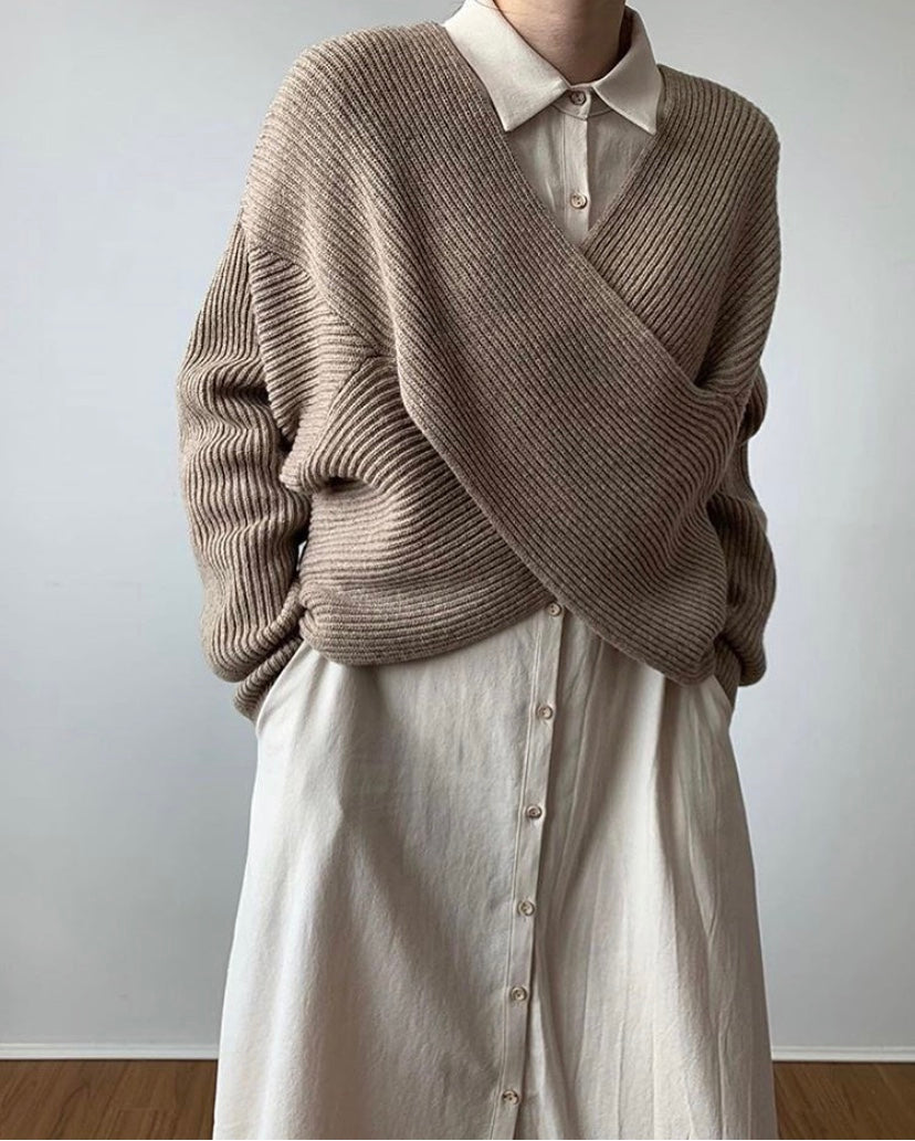 Vanmeeren™ | Elegante kruisgebreide trui