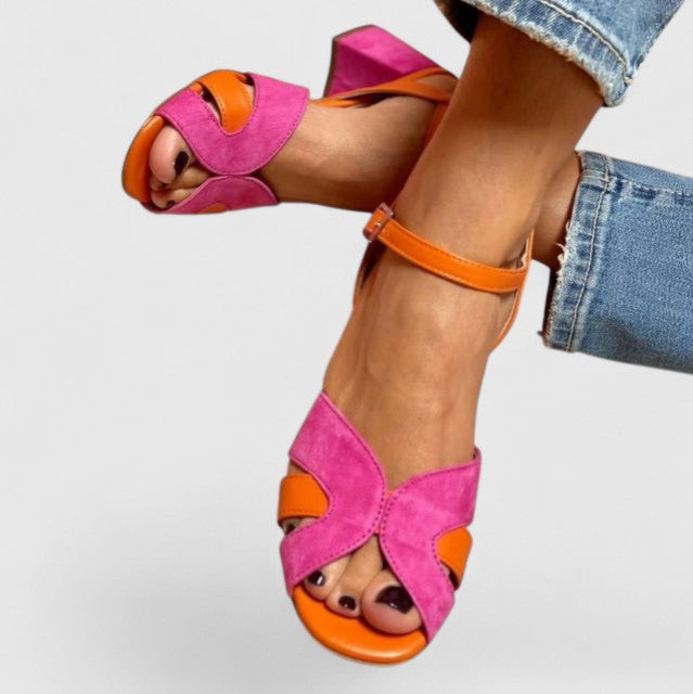Devynne | Elegant Comfort Heel Sandals