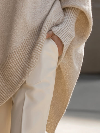 Laluna® | Oversized Lange Modieuze Trui