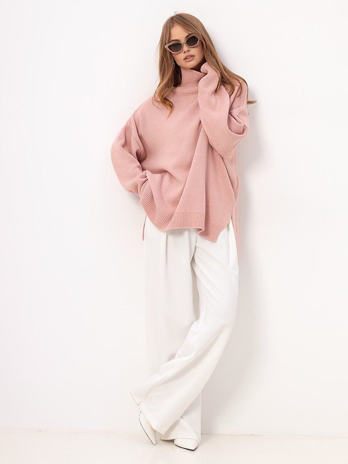Laluna® | Oversized Trui met Split