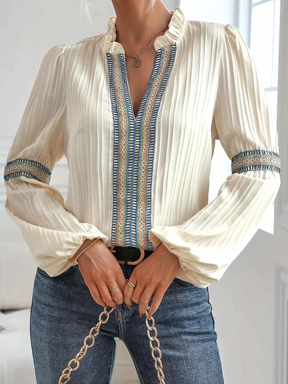 NOËLLE™ | Lace blouse