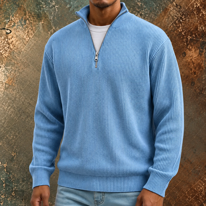 Vanmeeren™ | half zip trui met lange mouw