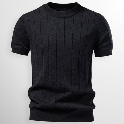 Vanmeeren™ | Luxe Geribde T-Shirt