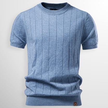 Vanmeeren™ | Luxe Geribde T-Shirt