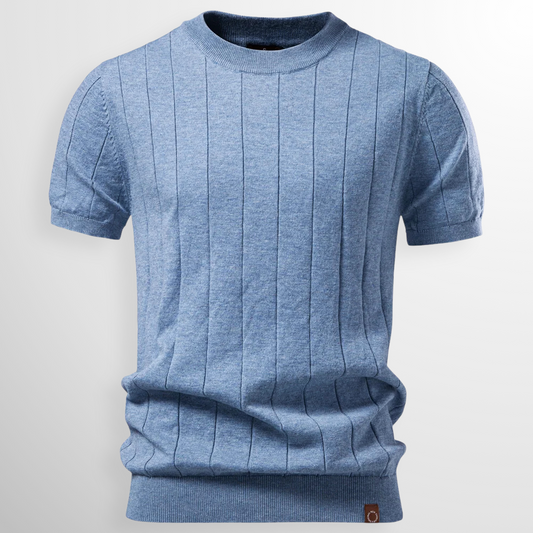 Vanmeeren™ | Luxe Geribde T-Shirt