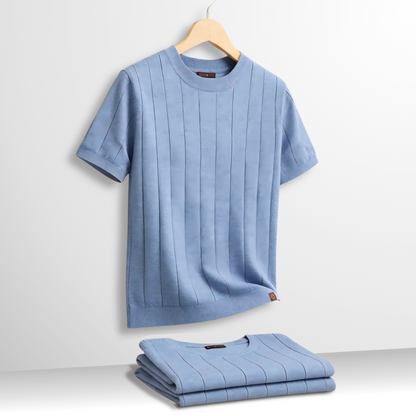 Vanmeeren™ | Luxe Geribde T-Shirt