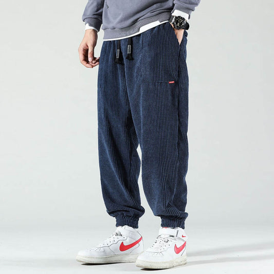 Vanmeeren™ | Heren Joggingbroek van Ribfluweel