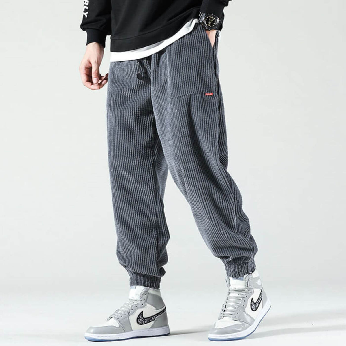 Vanmeeren™ | Heren Joggingbroek van Ribfluweel