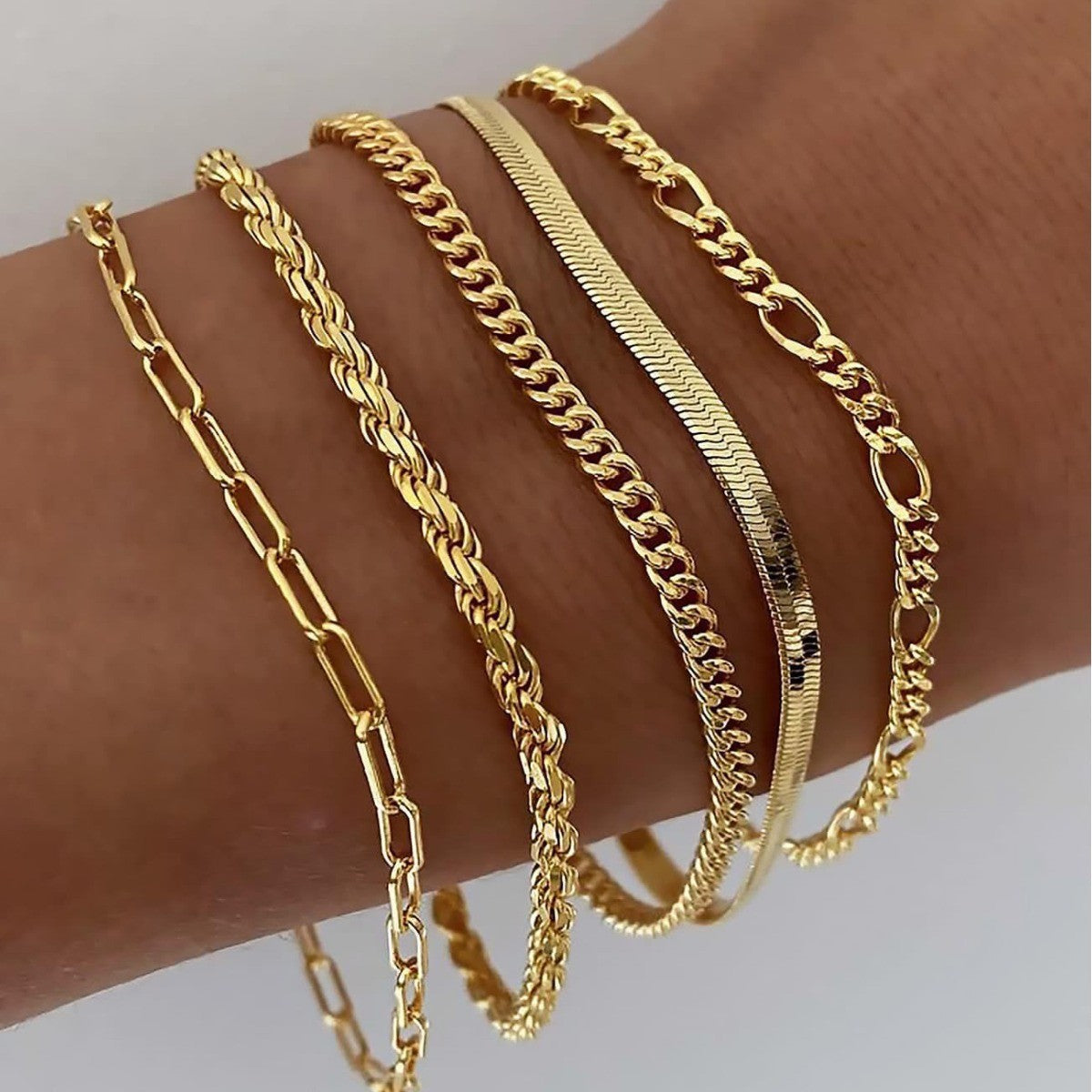 Vanmeeren™ | Armbandenset Goud