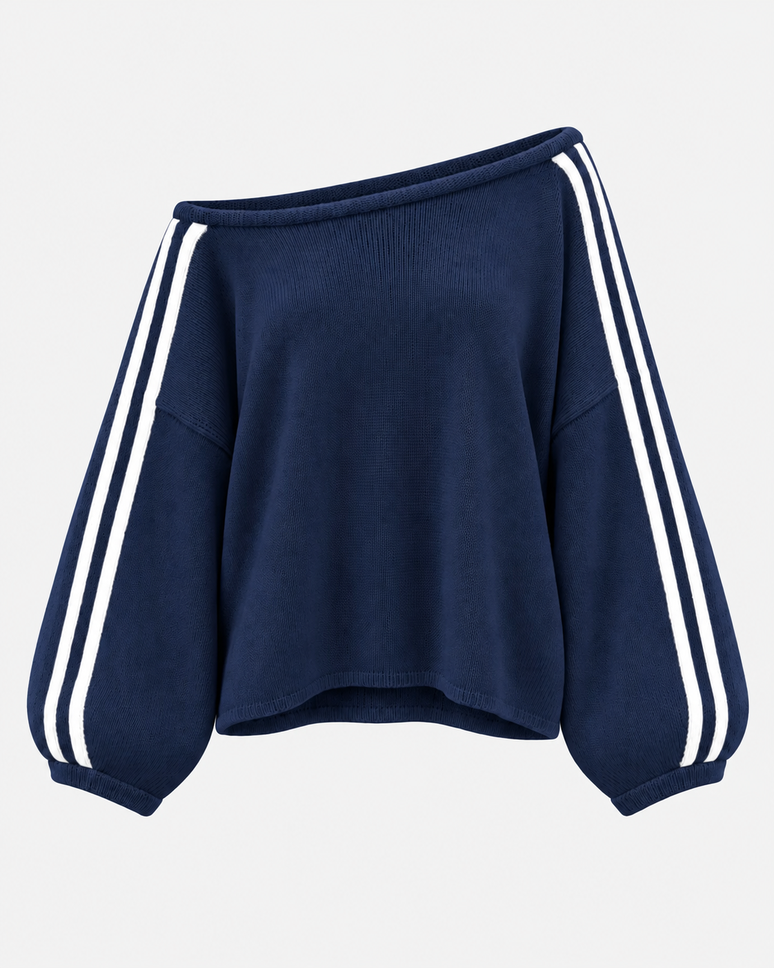 Vanmeeren™ | Off Shoulder Stripe Sweater