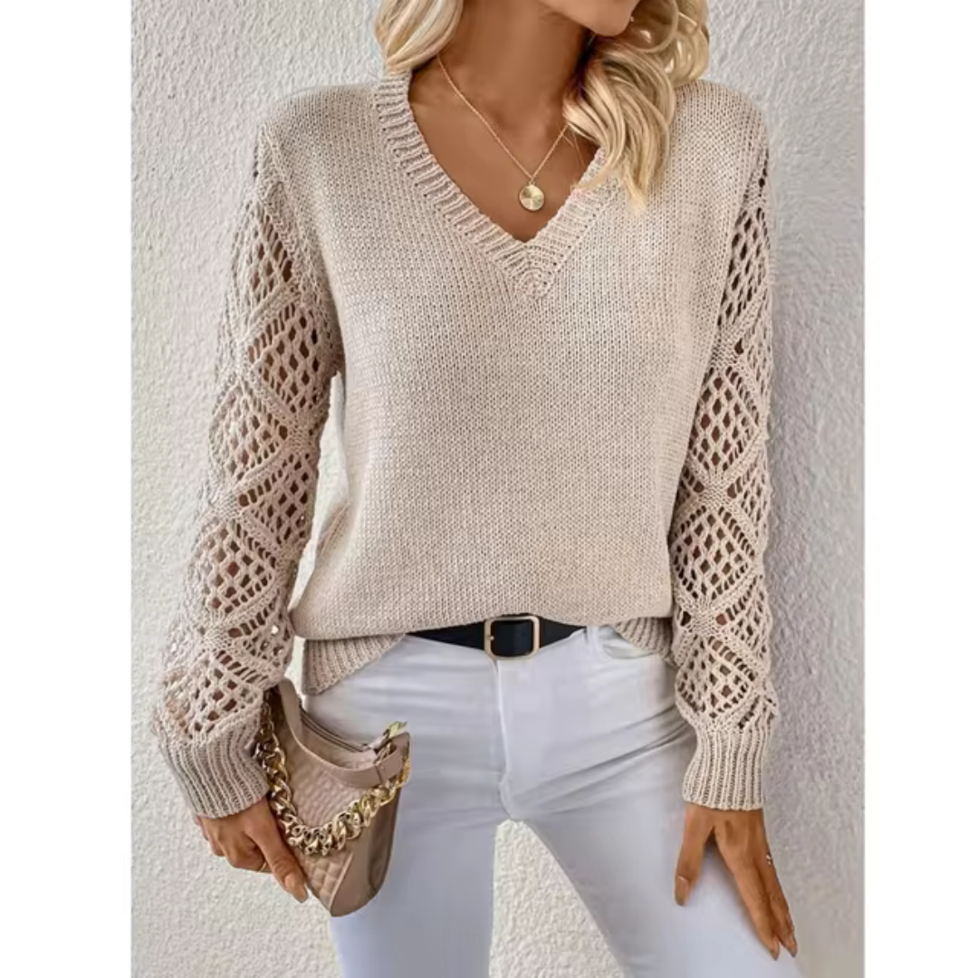 NOËLLE™ | Casual V-hals Trui