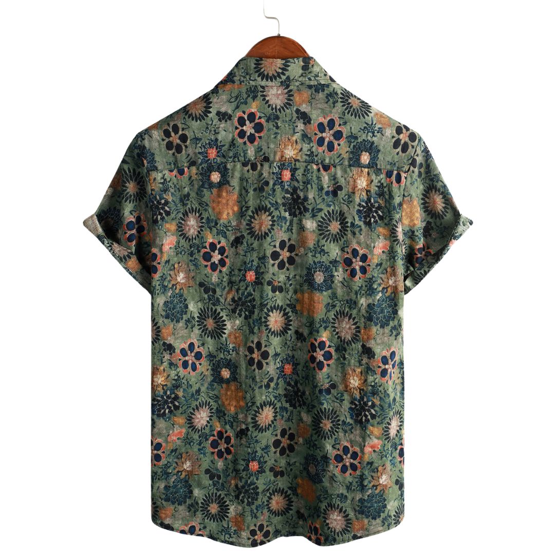 Vanmeeren™ | Katoenen Hawaii Overhemd met Korte Mouwen