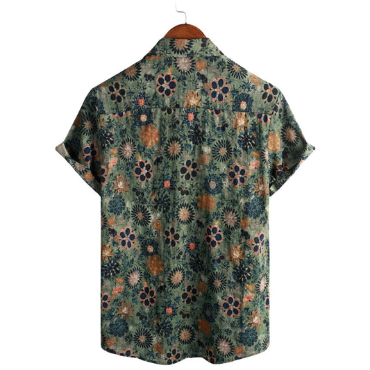 Vanmeeren™ | Katoenen Hawaii Overhemd met Korte Mouwen