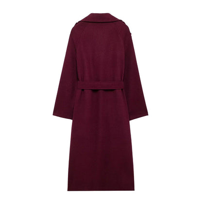 Laluna® | Classy Burgundy Jas
