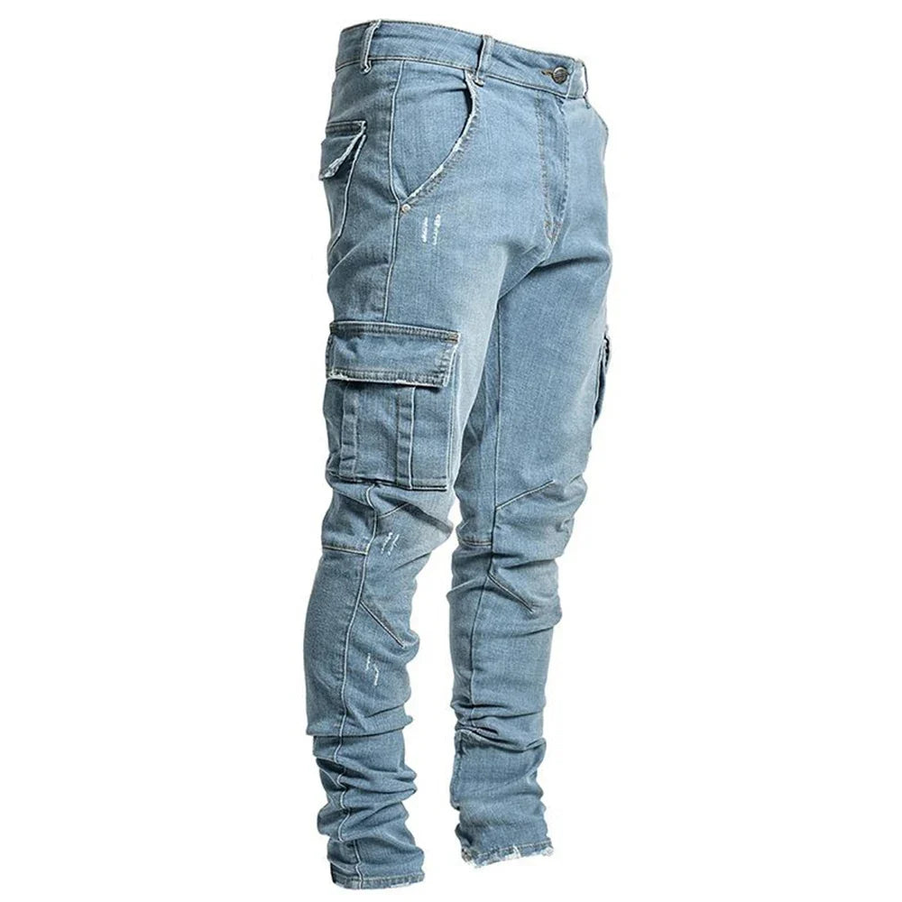 Vanmeeren™ | Cargo Street Elastic Jeans