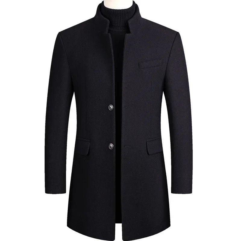 Vanmeeren™ | Kasjmier-wollen heren trenchcoat