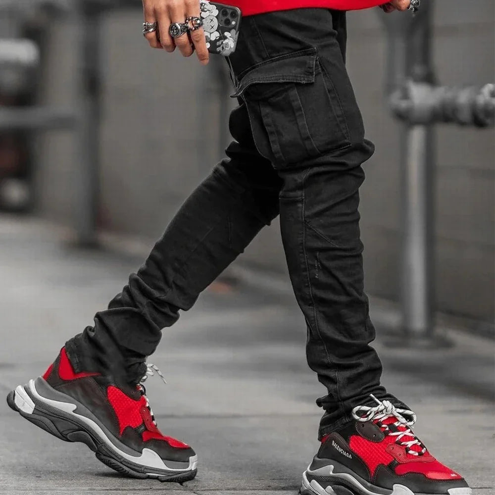 Vanmeeren™ | Cargo Street Elastic Jeans