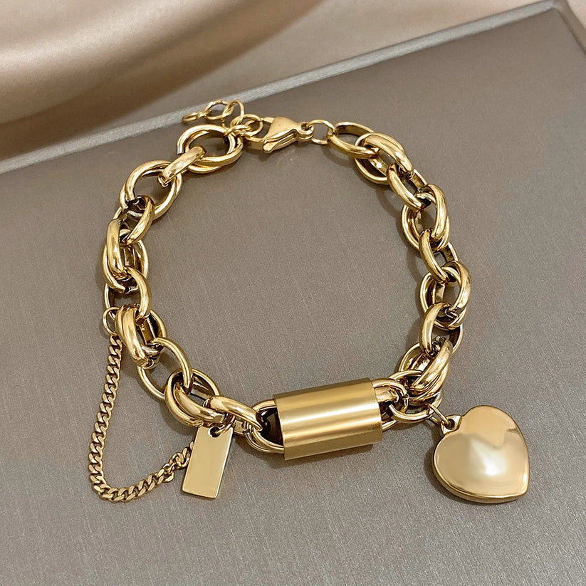 Vanmeeren™ | Gouden Hart Charm Armband