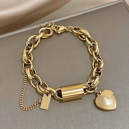 Vanmeeren™ | Gouden Hart Charm Armband