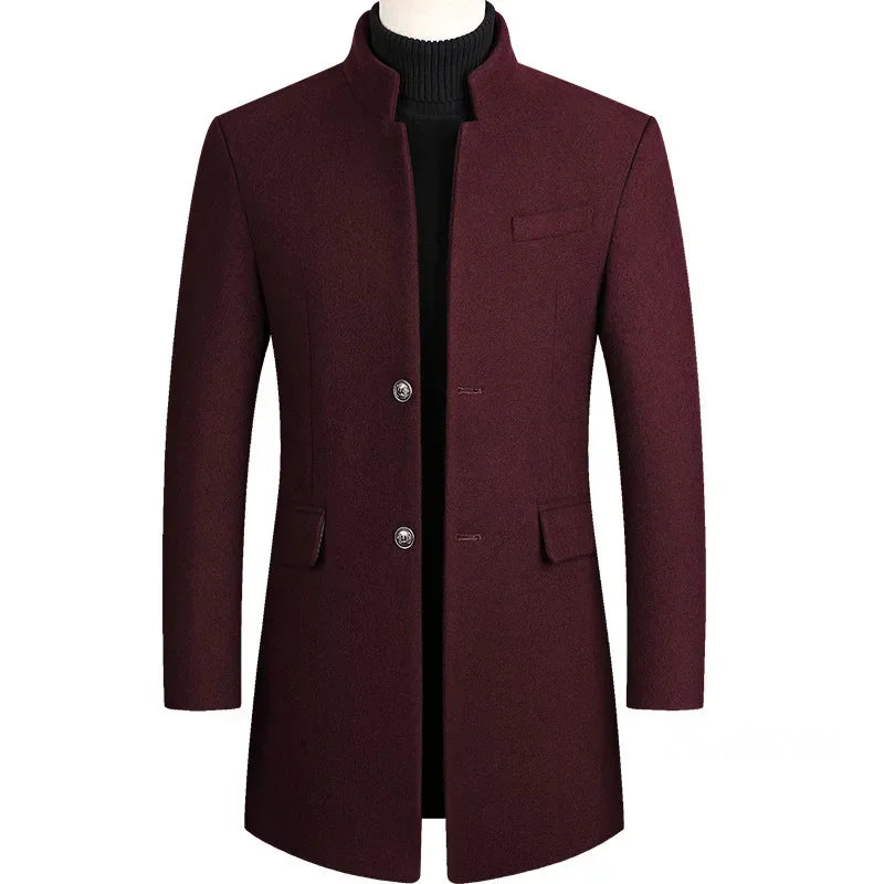 Vanmeeren™ | Kasjmier-wollen heren trenchcoat