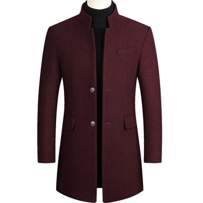 Vanmeeren™ | Kasjmier-wollen heren trenchcoat
