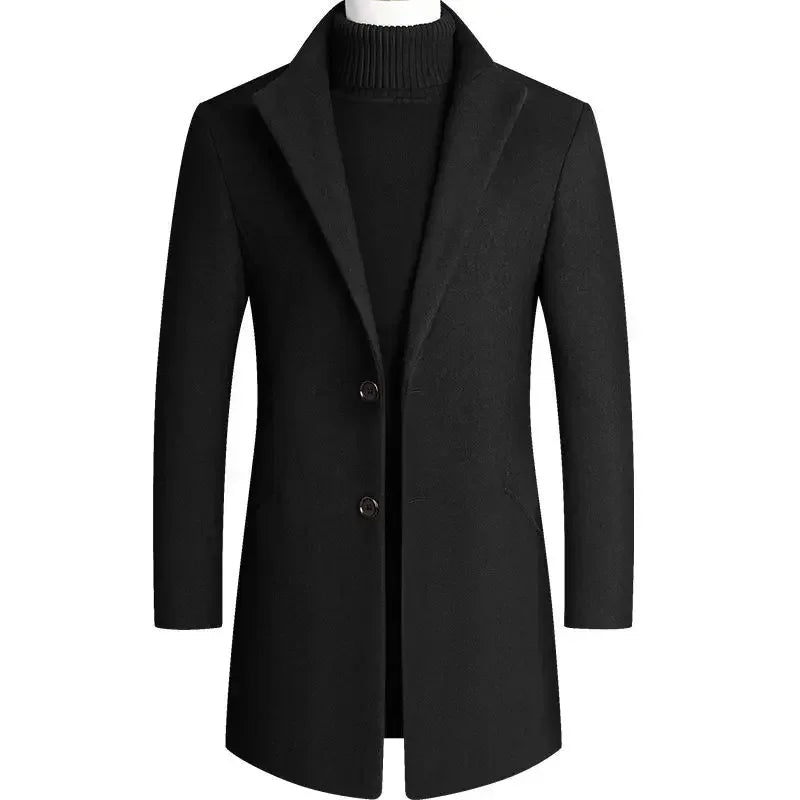 Vanmeeren™ | Kasjmier-wollen heren trenchcoat