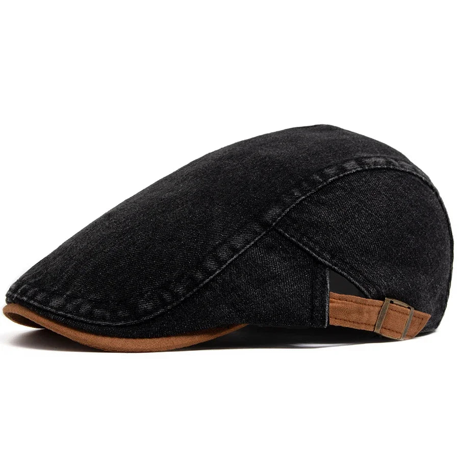 Vanmeeren™ | Premium Denim Flat Cap