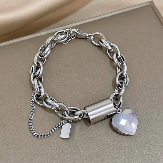 Gouden Hart Charm Armband