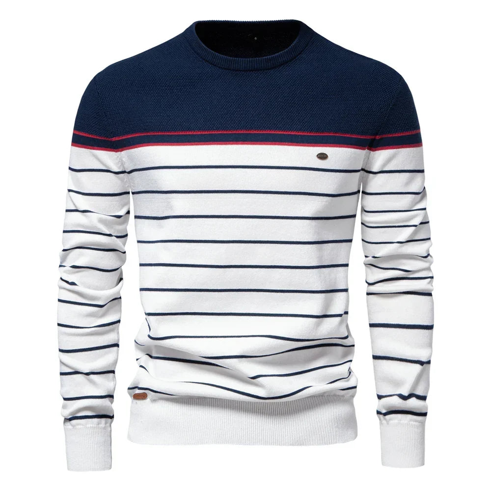Vanmeeren™ | Herentrui Met Streepdesign