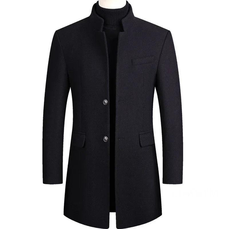 Vanmeeren™ | Kasjmier-wollen heren trenchcoat