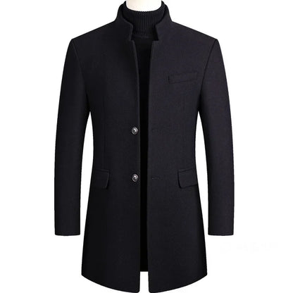 Vanmeeren™ | Kasjmier-wollen heren trenchcoat