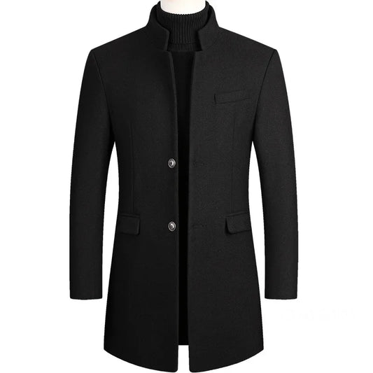 Laluna® | Kasjmier-wollen heren trenchcoat
