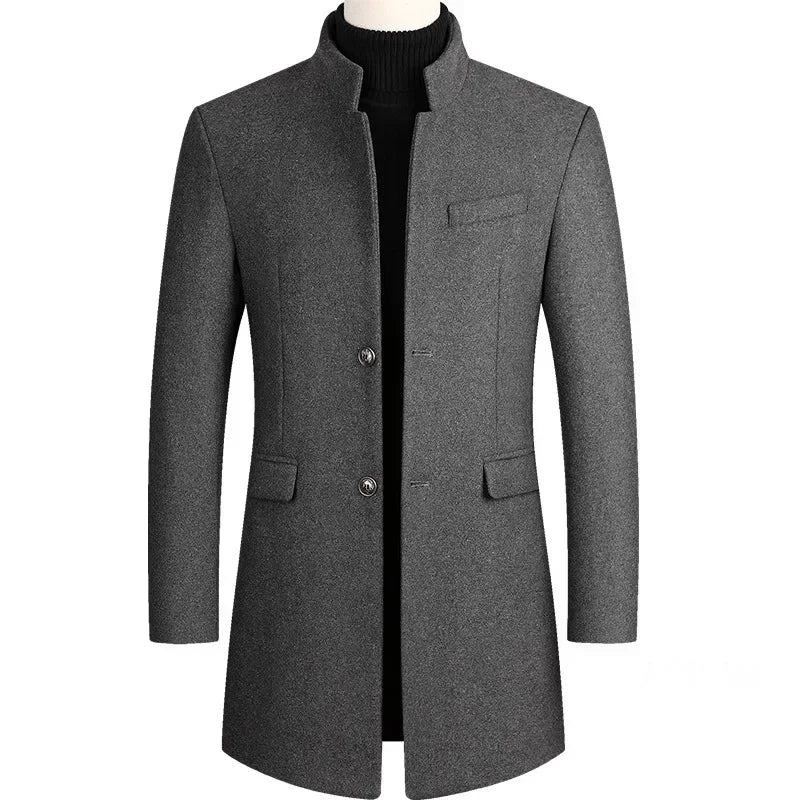 Vanmeeren™ | Kasjmier-wollen heren trenchcoat