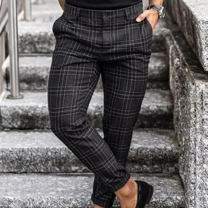 Vanmeeren™ | Casual Geruite Broek Voor Mannen