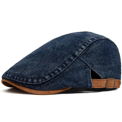 Vanmeeren™ | Premium Denim Flat Cap