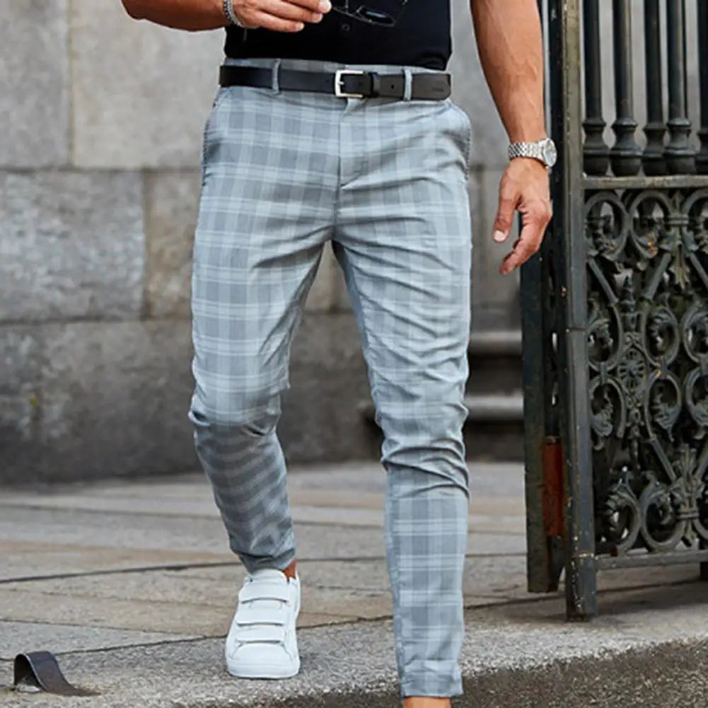 Vanmeeren™ | Casual Geruite Broek Voor Mannen