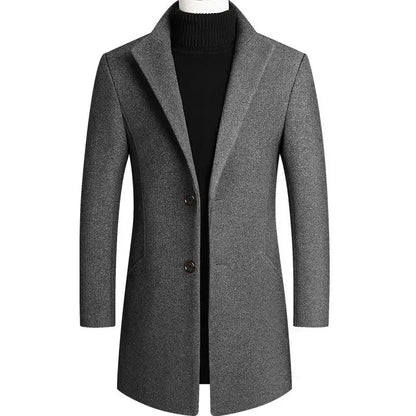 Vanmeeren™ | Kasjmier-wollen heren trenchcoat
