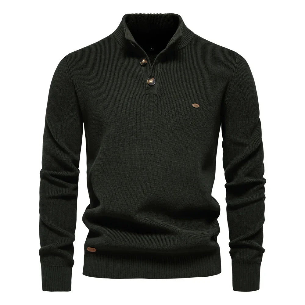 Vanmeeren™ | Herentrui Met Knoopdesign