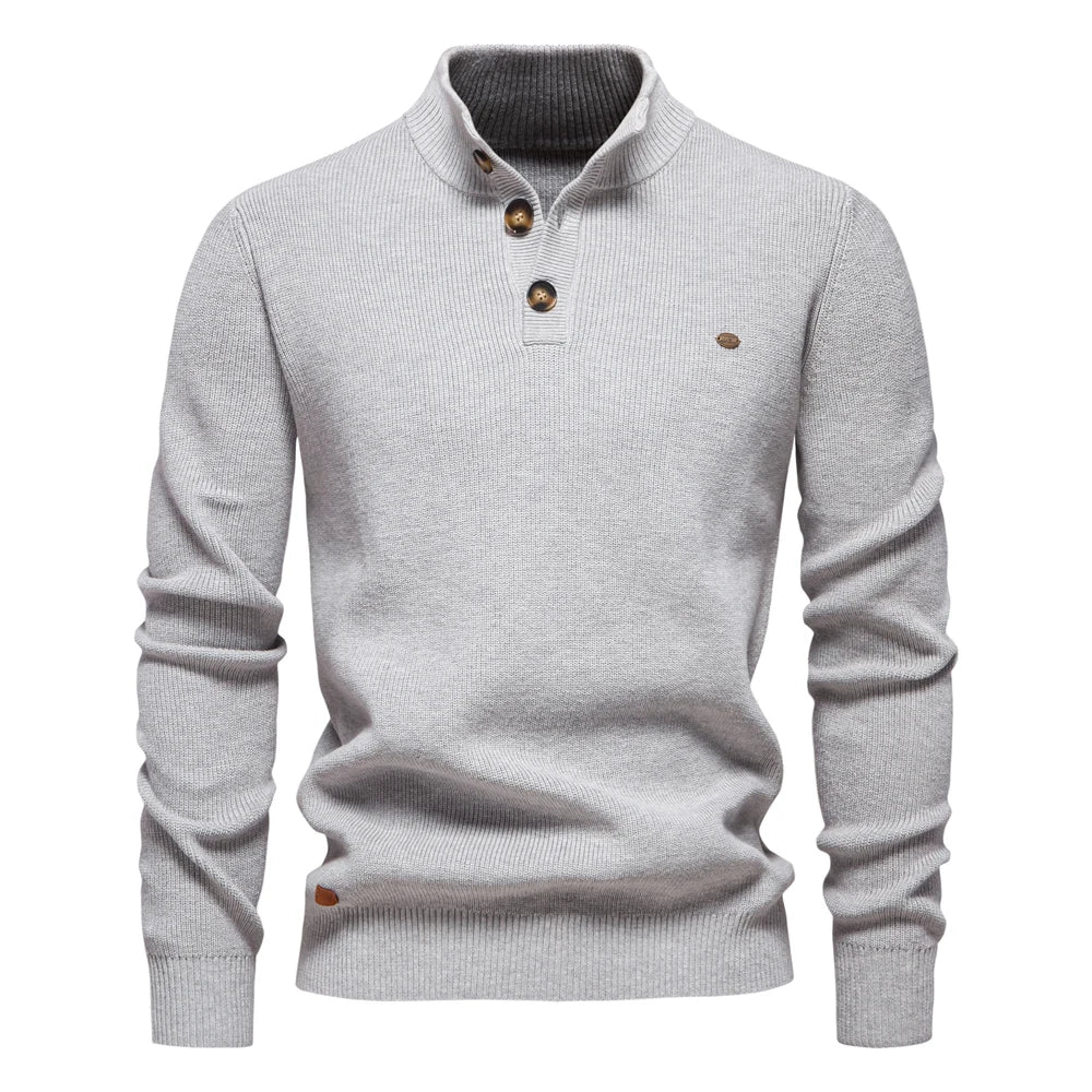 Vanmeeren™ | Herentrui Met Knoopdesign