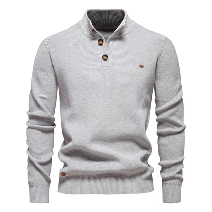 Vanmeeren™ | Herentrui Met Knoopdesign